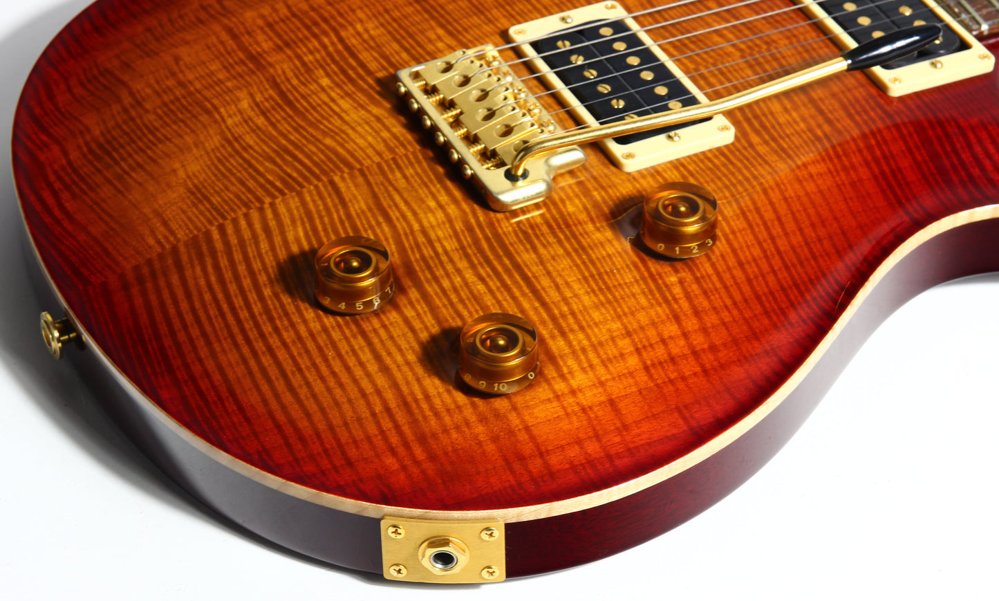 1996 PRS Artist Series III Limited Edition Dark Cherry Sunburst - RARE TREMOLO MODEL, Paua Inlays, Great Top!