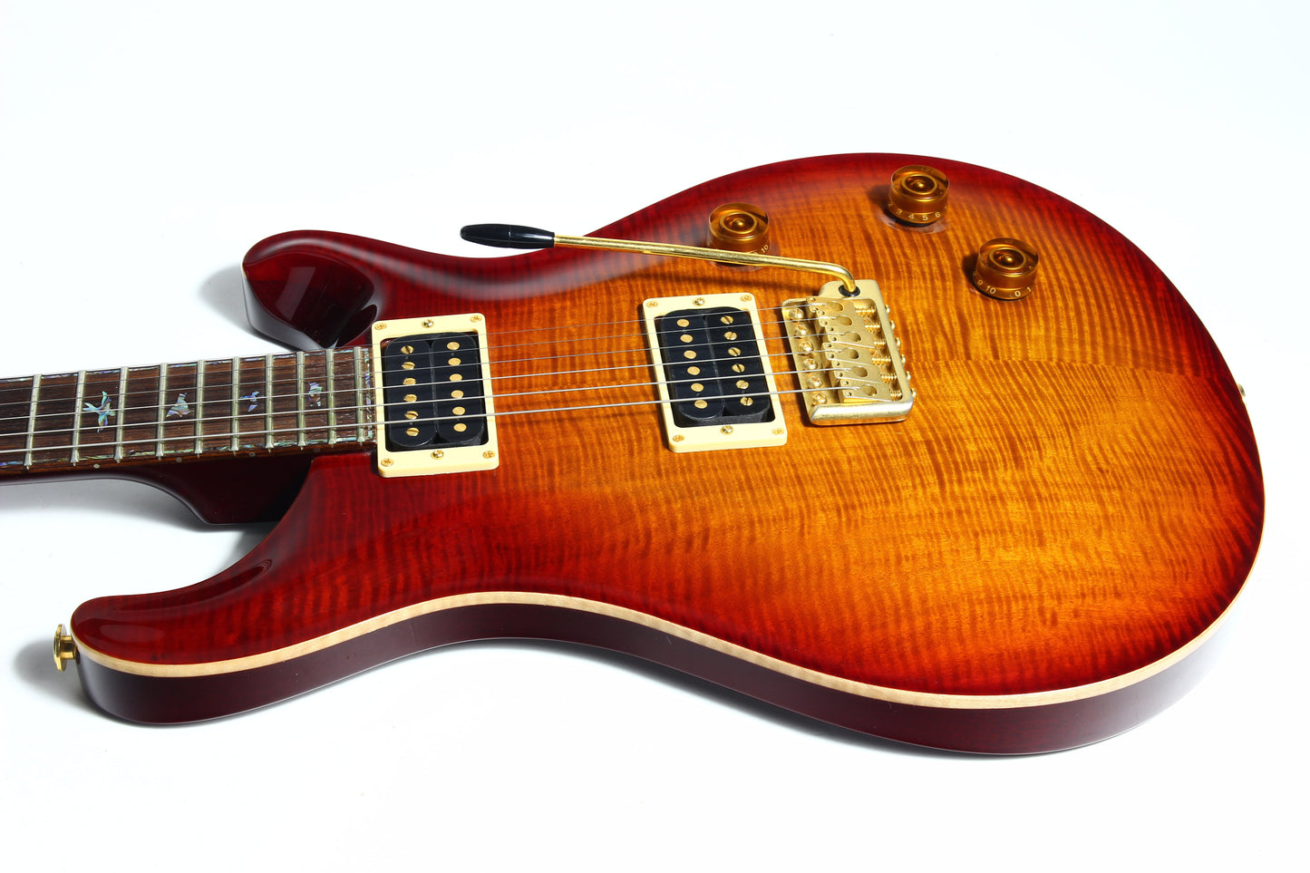 1996 PRS Artist Series III Limited Edition Dark Cherry Sunburst - RARE TREMOLO MODEL, Paua Inlays, Great Top!