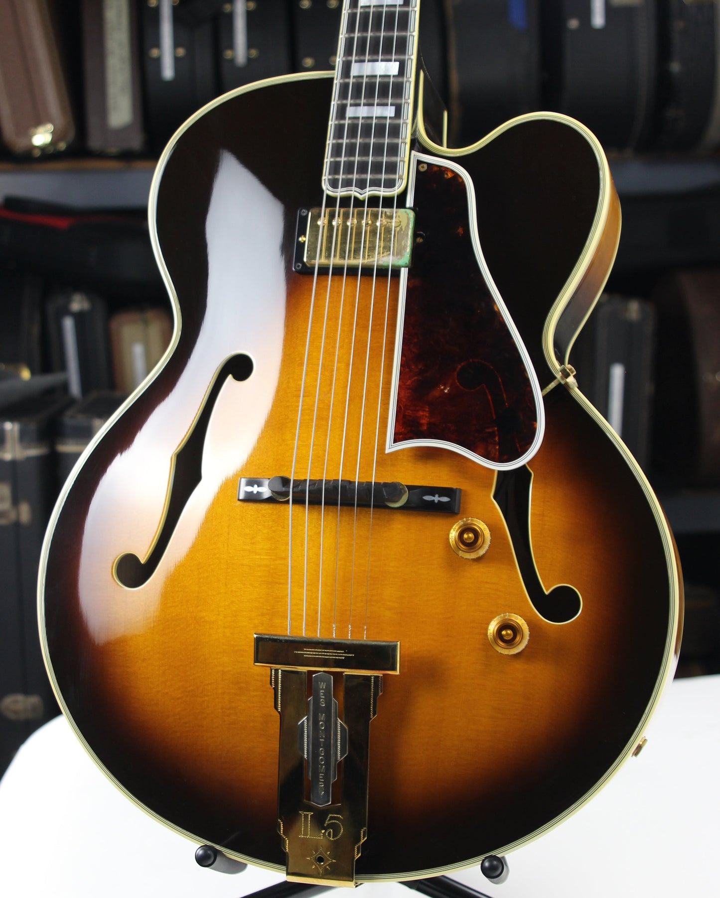 1994 Gibson MASTER MODEL L-5 Wes Montgomery Sunburst - Custom Shop, w/ COA and Case Cover!