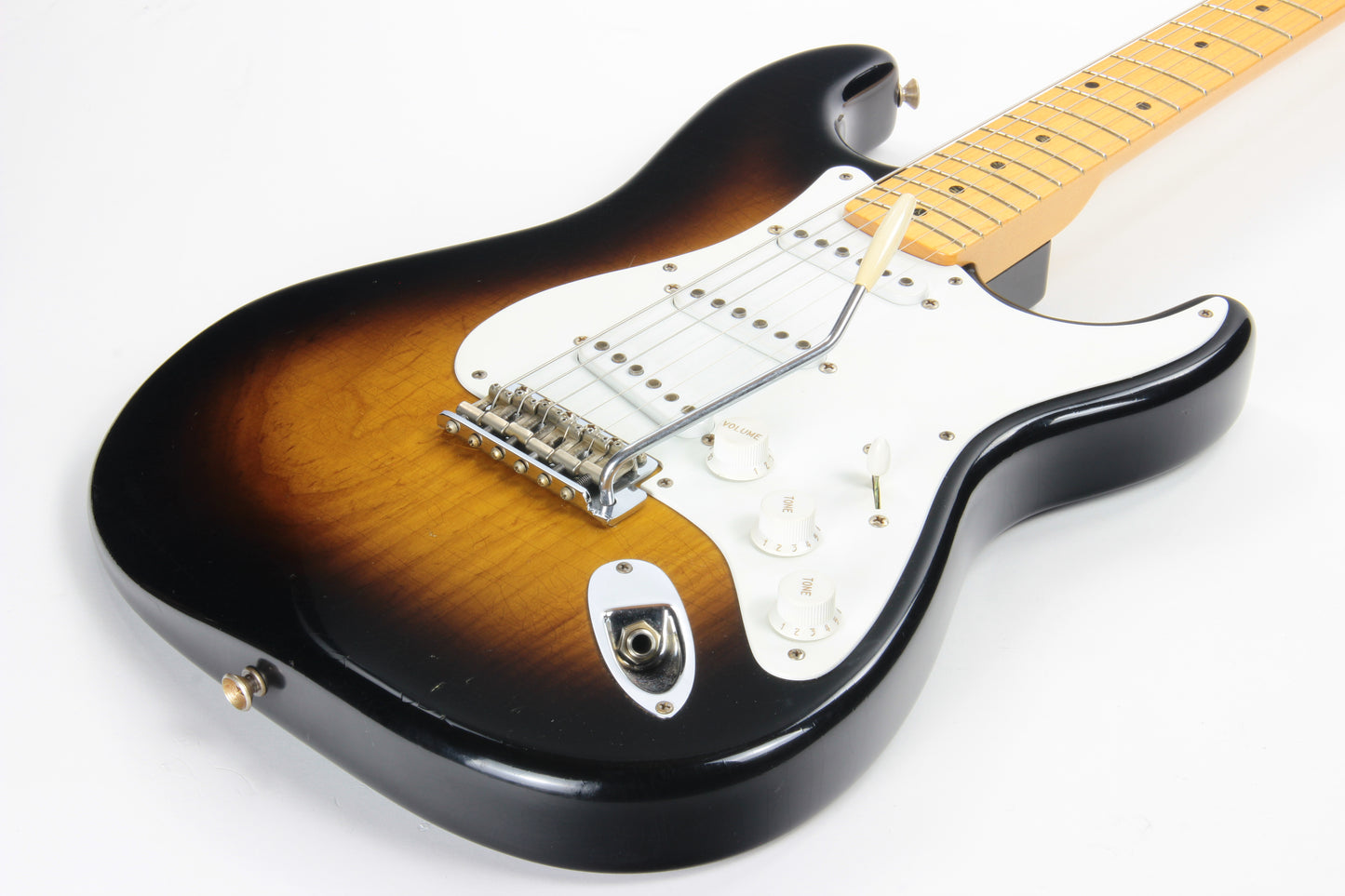 2004 Fender Custom Shop Masterbuilt John English 1954 Stratocaster 50th Anniversary - Norman's Rare Guitars Specs, 2-Tone '54 Sunburst