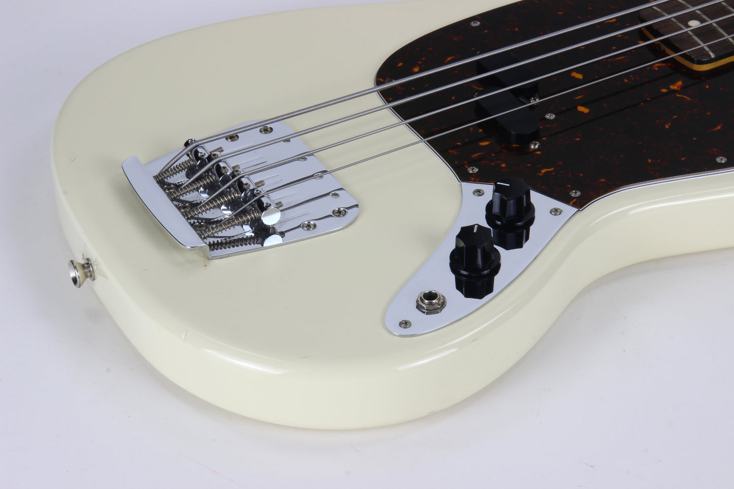 2004 Fender Japan Mustang Bass Olympic White - CIJ Shortscale Vintage Reissue MB-98