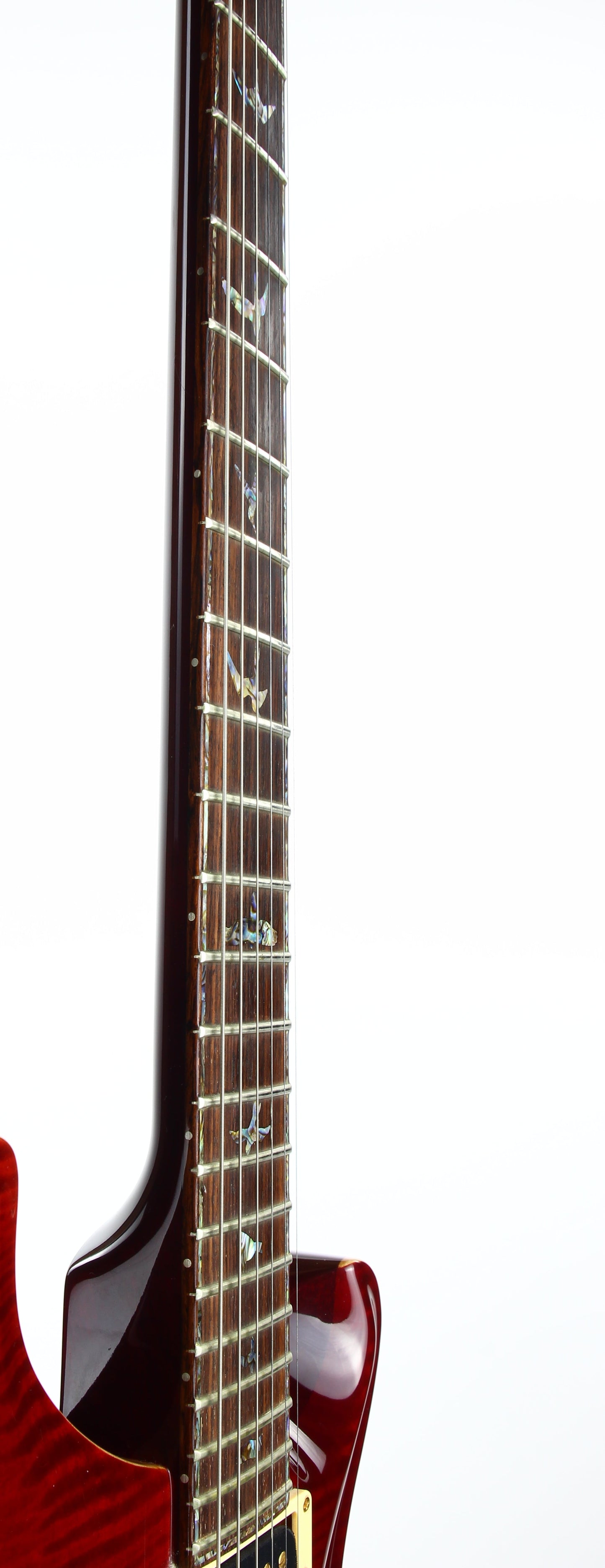 1996 PRS Artist Series III Limited Edition Dark Cherry Sunburst - RARE TREMOLO MODEL, Paua Inlays, Great Top!