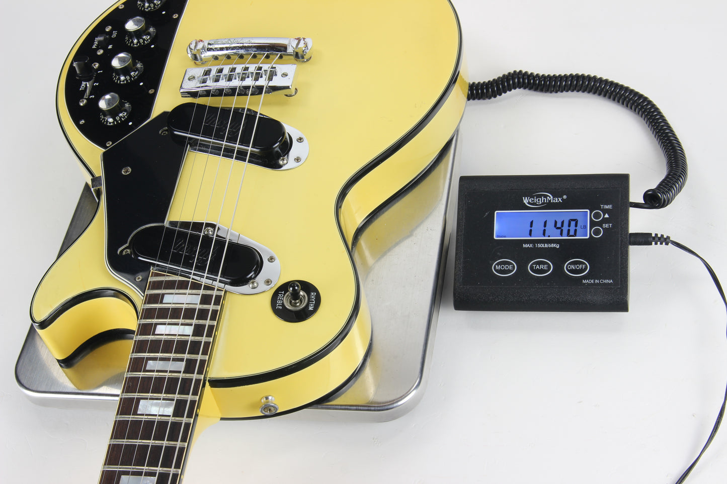 1976 Gibson Les Paul Recording ALPINE WHITE Dual Output Jack Model Custom -- One Owner, CLEAN!