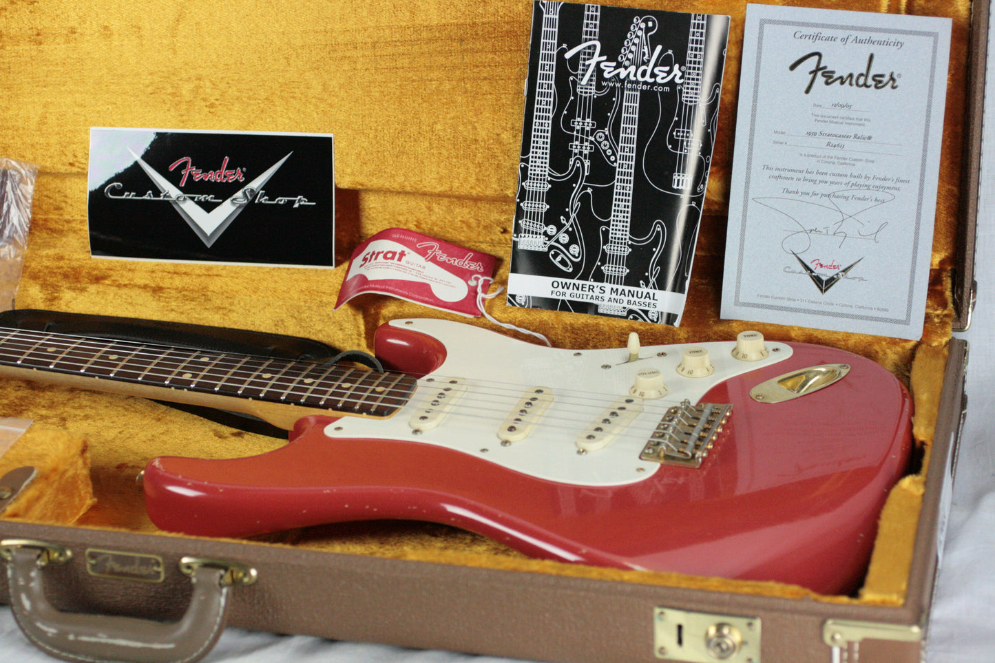 '59 Fender JOHN ENGLISH Masterbuilt Stratocaster Relic Brazilian Rosewood Custom Shop Strat 1959