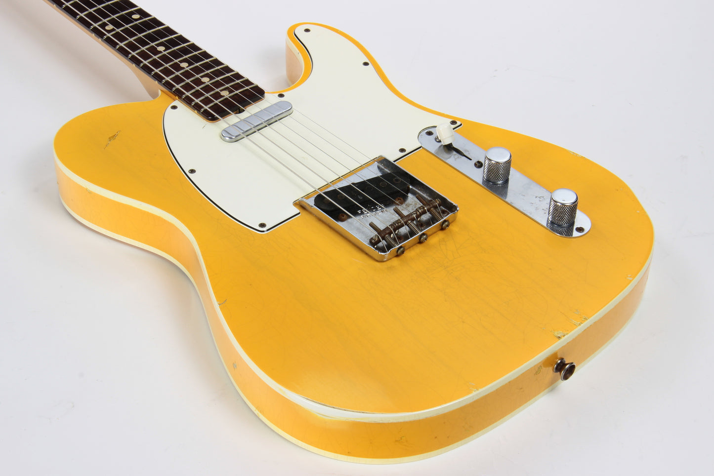 1960 Fender Custom Shop Masterbuilt Brazilian Telecaster Relic Paul Waller Double-Bound Nocaster Blonde