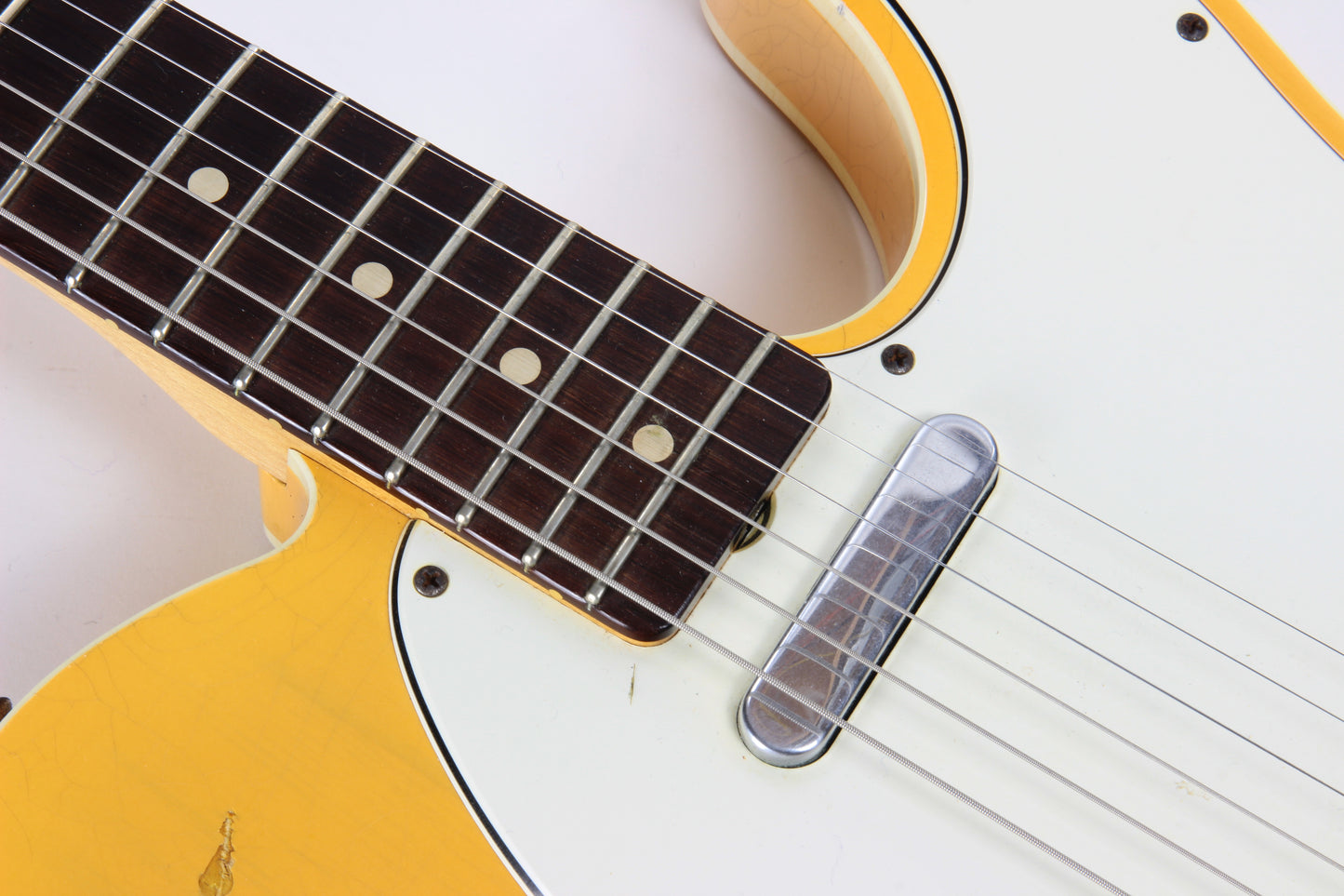 1960 Fender Custom Shop Masterbuilt Brazilian Telecaster Relic Paul Waller Double-Bound Nocaster Blonde