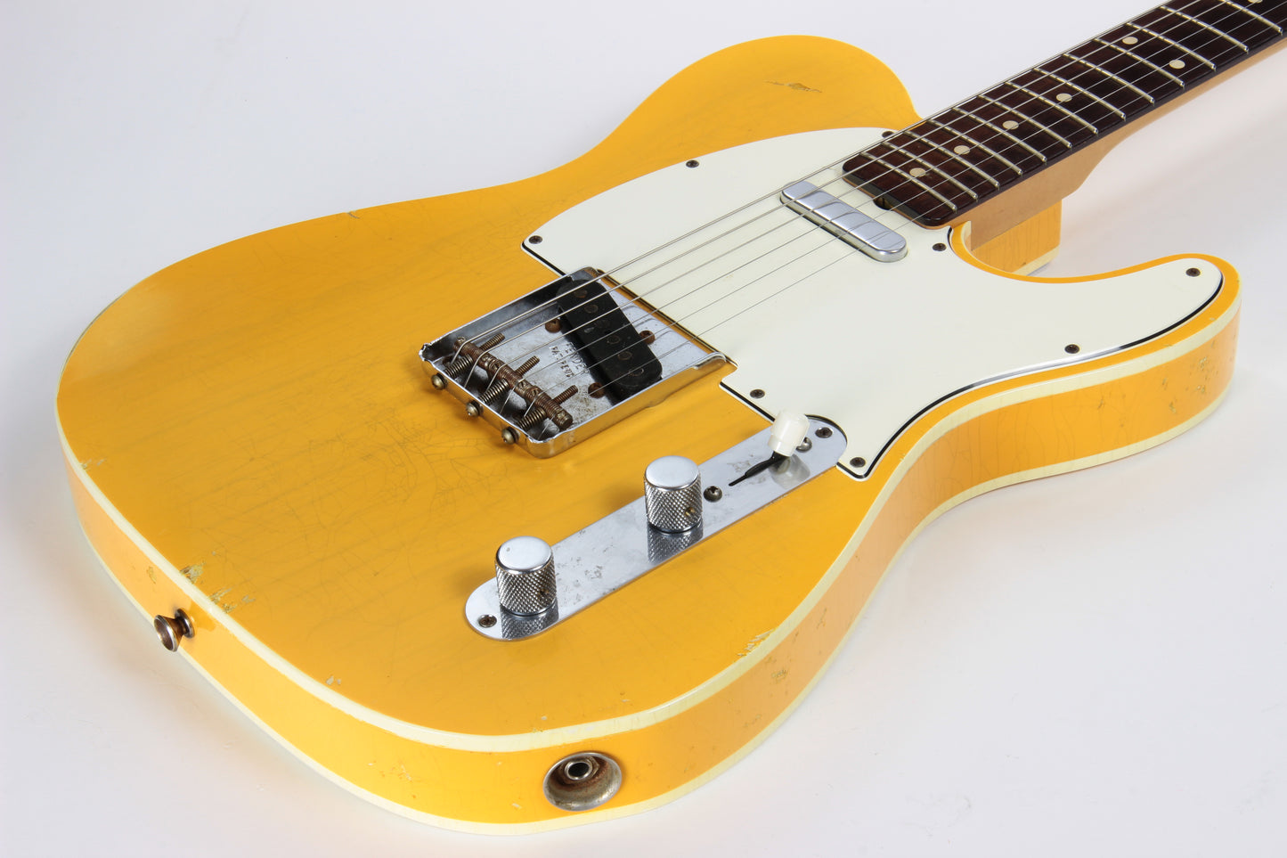 1960 Fender Custom Shop Masterbuilt Brazilian Telecaster Relic Paul Waller Double-Bound Nocaster Blonde