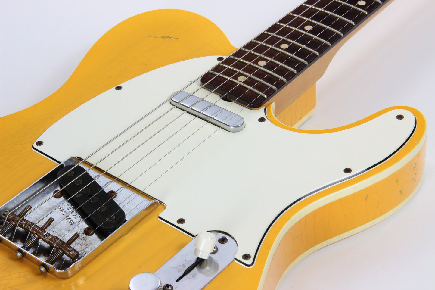 1960 Fender Custom Shop Masterbuilt Brazilian Telecaster Relic Paul Waller Double-Bound Nocaster Blonde