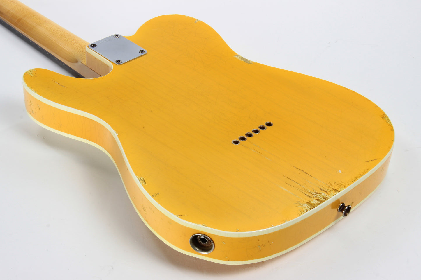 1960 Fender Custom Shop Masterbuilt Brazilian Telecaster Relic Paul Waller Double-Bound Nocaster Blonde