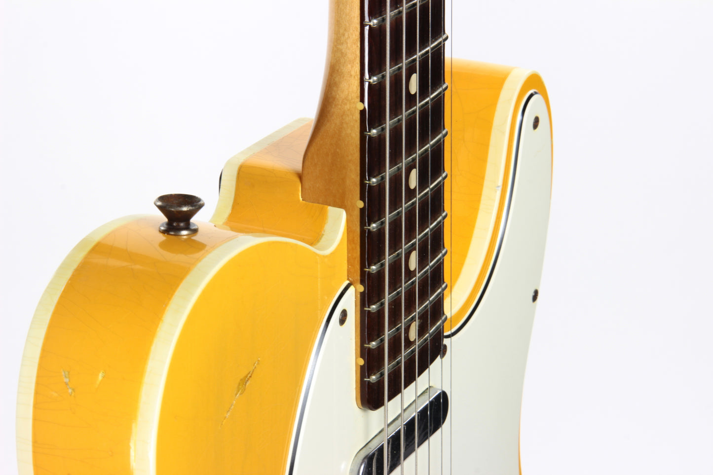 1960 Fender Custom Shop Masterbuilt Brazilian Telecaster Relic Paul Waller Double-Bound Nocaster Blonde