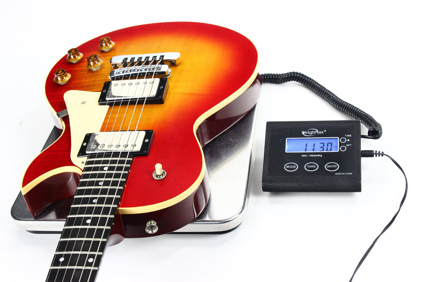 1989 Heritage H-140 CM ACB Gibson '57 Classic Les Paul Pickups - Antique Cherry Sunburst, Curly Maple