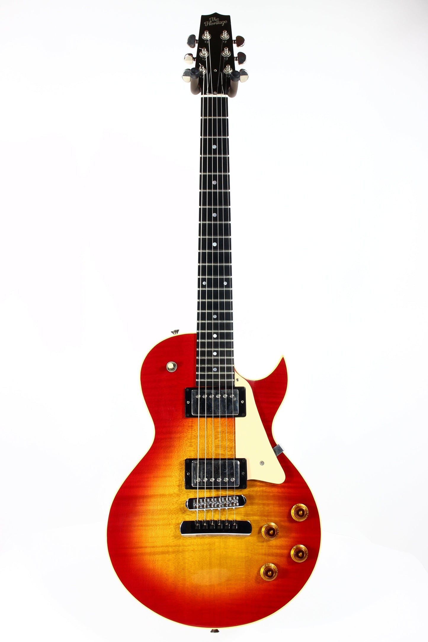 1989 Heritage H-140 CM ACB Gibson '57 Classic Les Paul Pickups - Antique Cherry Sunburst, Curly Maple
