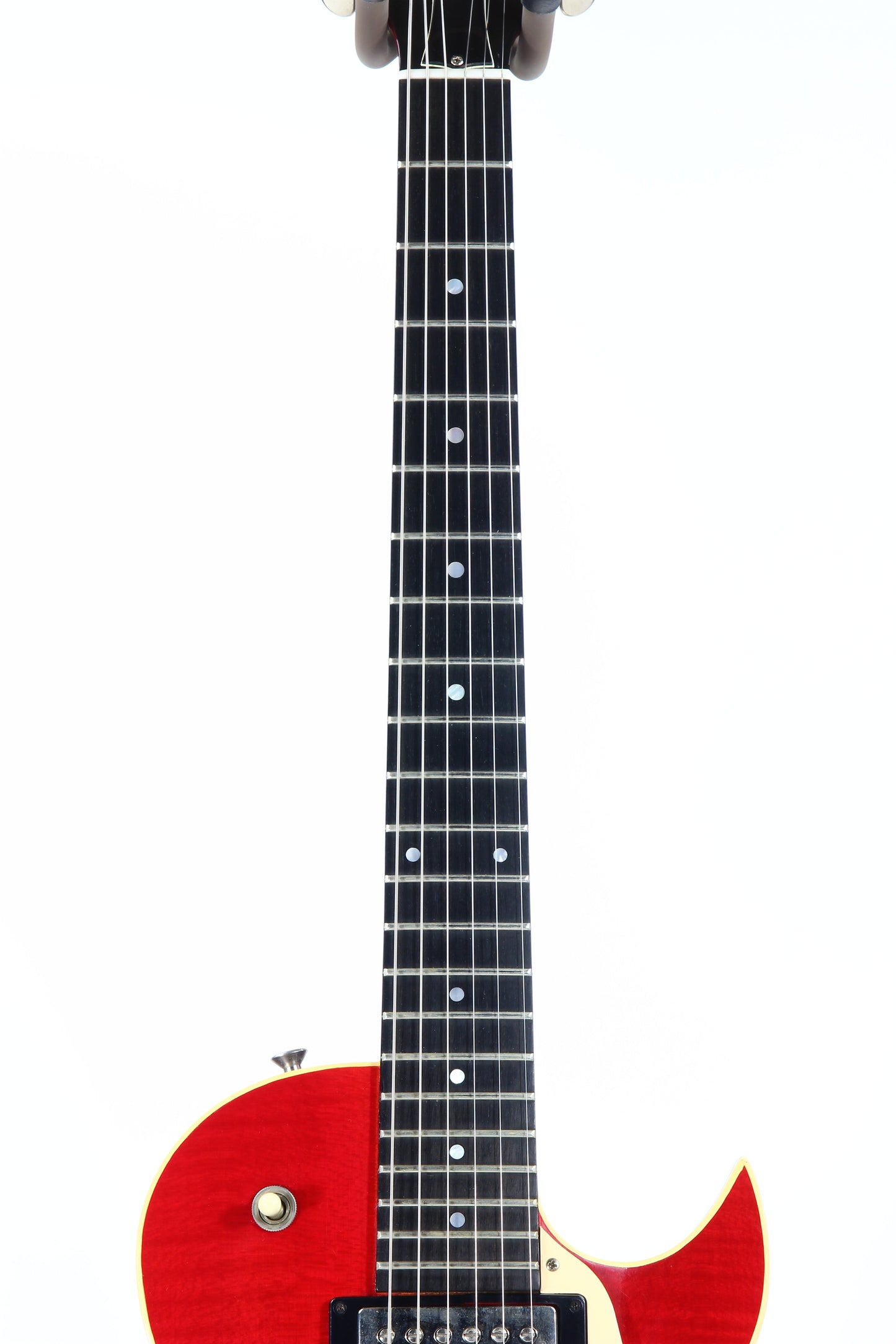 1989 Heritage H-140 CM ACB Gibson '57 Classic Les Paul Pickups - Antique Cherry Sunburst, Curly Maple