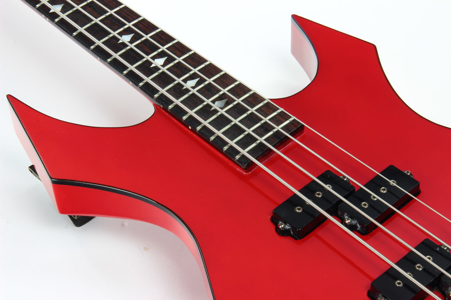 c. 1984 BC Rich USA Warlock Bass Nikki Sixx - Rare Bound Neck Through Model!