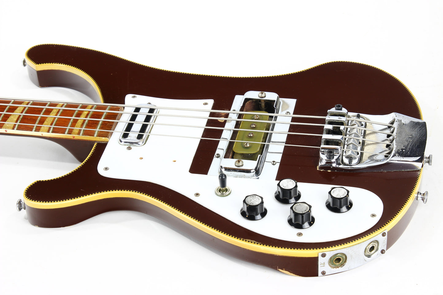 1969 Rickenbacker 4001 Bass Burgundyglo LEFT-HANDED -- EXTREMELY RARE Beatles Era Paul McCartney Ric! 4000