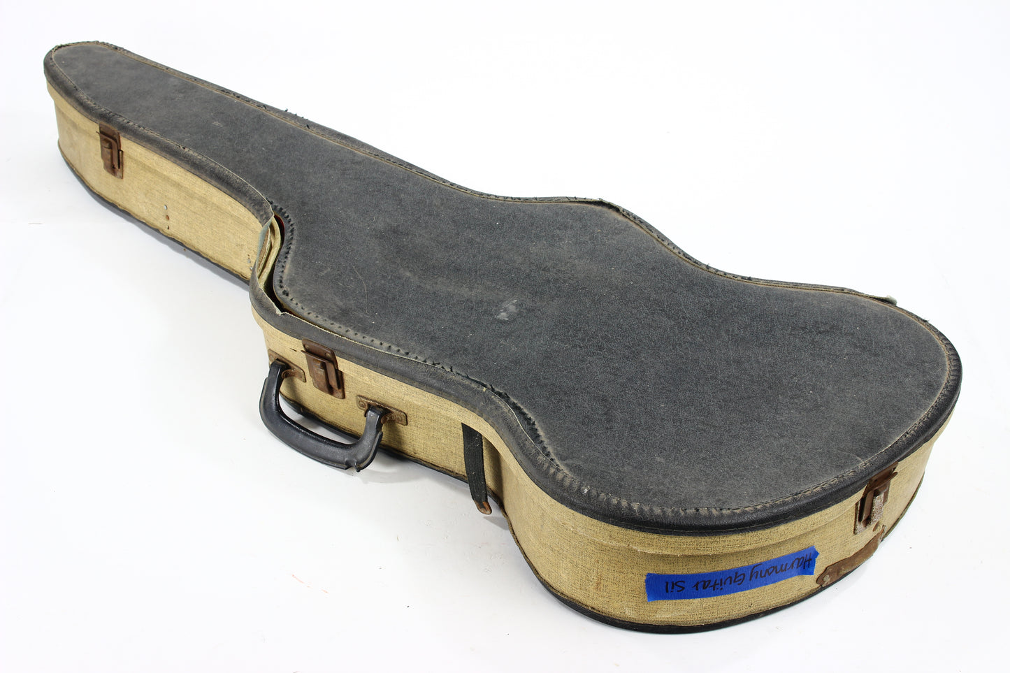 1960’s Harmony Silhouette Project Guitar - 2 Gold Foil Pickups, Sunburst, Original Case