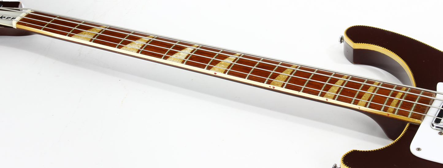 1969 Rickenbacker 4001 Bass Burgundyglo LEFT-HANDED -- EXTREMELY RARE Beatles Era Paul McCartney Ric! 4000