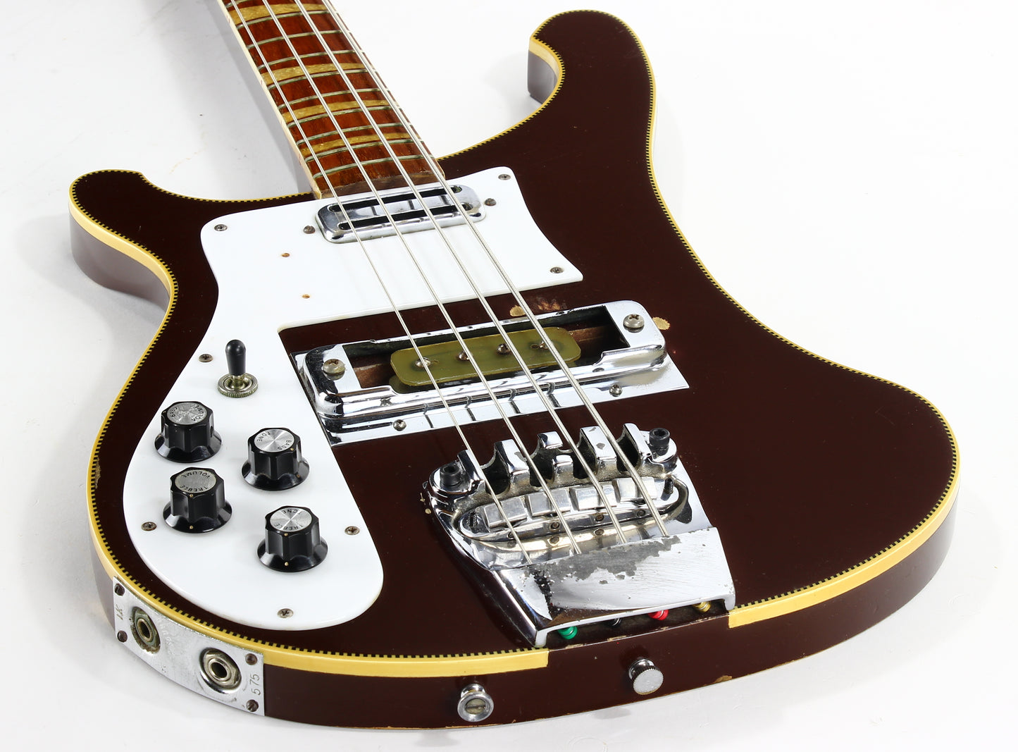 1969 Rickenbacker 4001 Bass Burgundyglo LEFT-HANDED -- EXTREMELY RARE Beatles Era Paul McCartney Ric! 4000