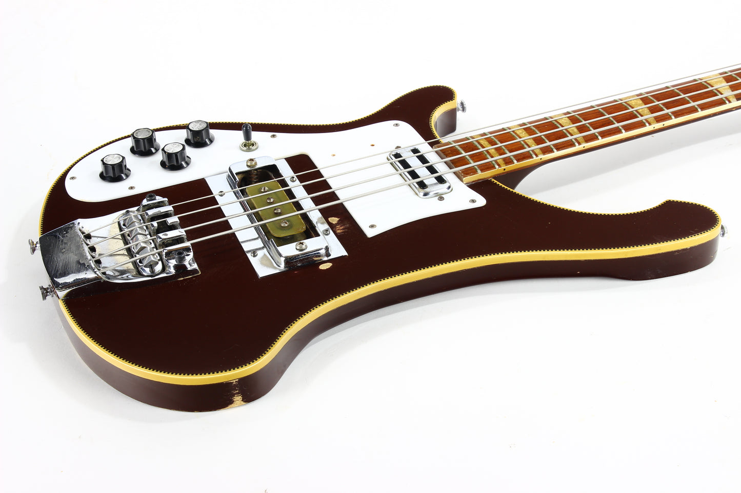 1969 Rickenbacker 4001 Bass Burgundyglo LEFT-HANDED -- EXTREMELY RARE Beatles Era Paul McCartney Ric! 4000
