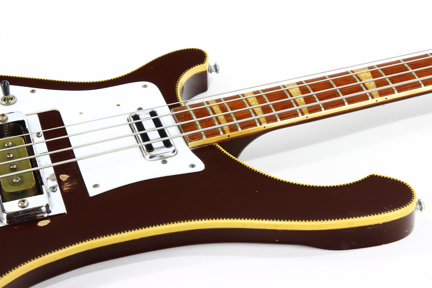 1969 Rickenbacker 4001 Bass Burgundyglo LEFT-HANDED -- EXTREMELY RARE Beatles Era Paul McCartney Ric! 4000