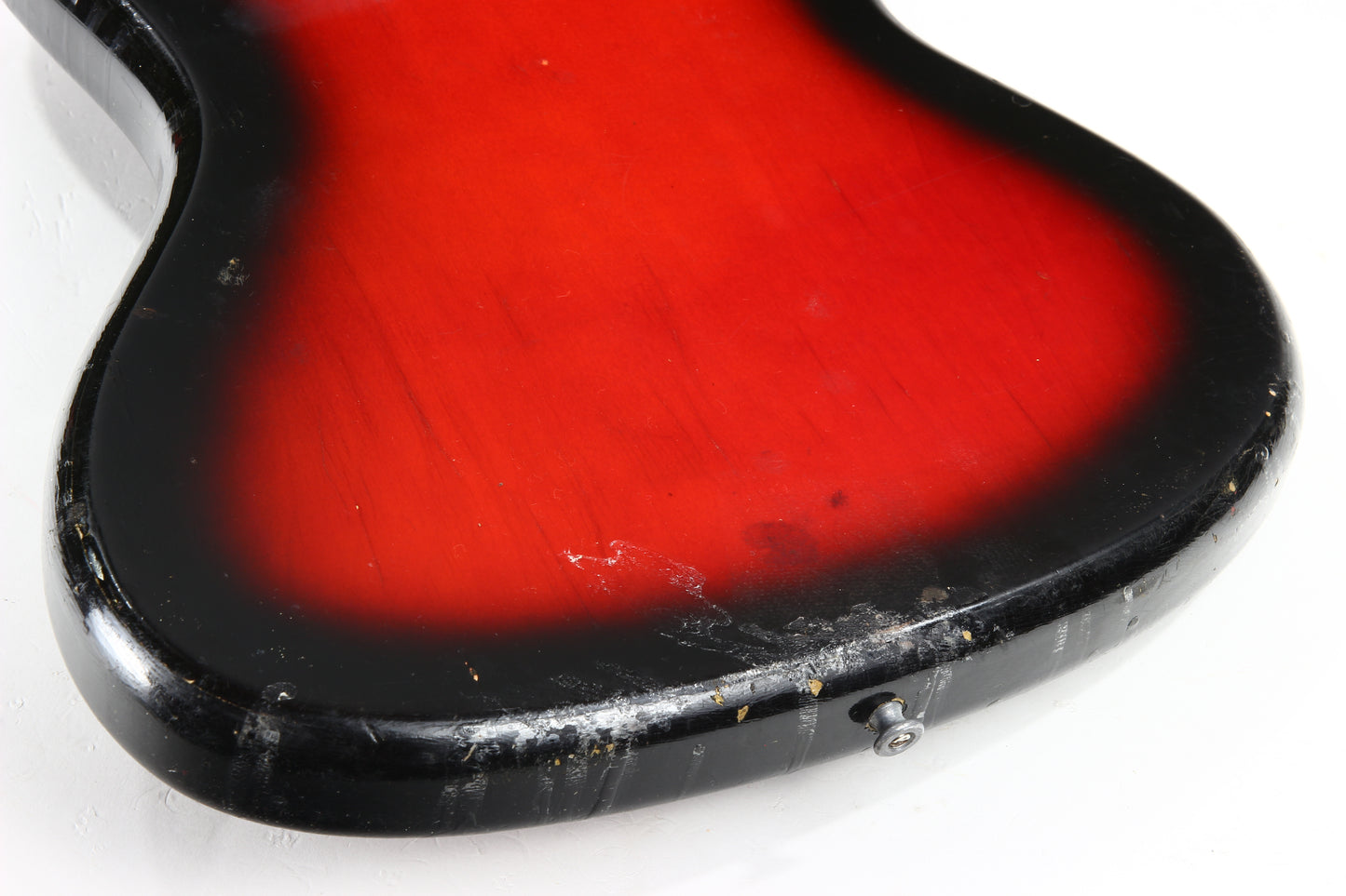 1960’s Harmony Silhouette Project Guitar - 2 Gold Foil Pickups, Sunburst, Original Case