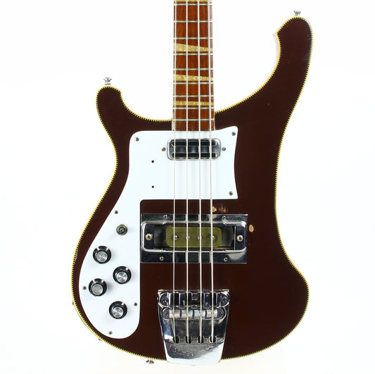 1969 Rickenbacker 4001 Bass Burgundyglo LEFT-HANDED -- EXTREMELY RARE Beatles Era Paul McCartney Ric! 4000