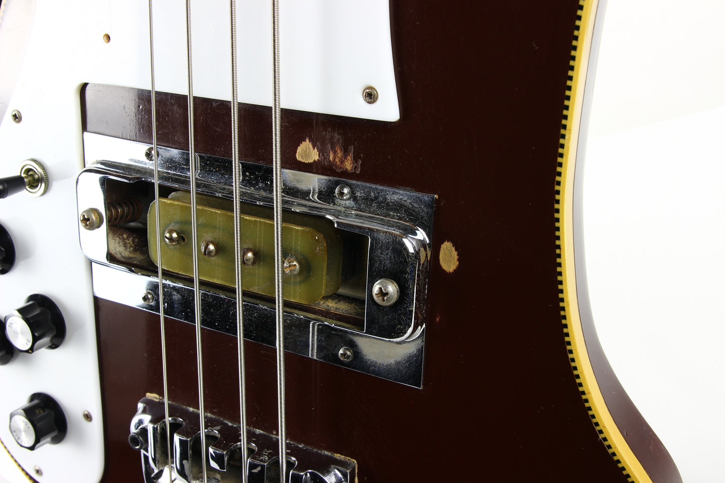 1969 Rickenbacker 4001 Bass Burgundyglo LEFT-HANDED -- EXTREMELY RARE Beatles Era Paul McCartney Ric! 4000