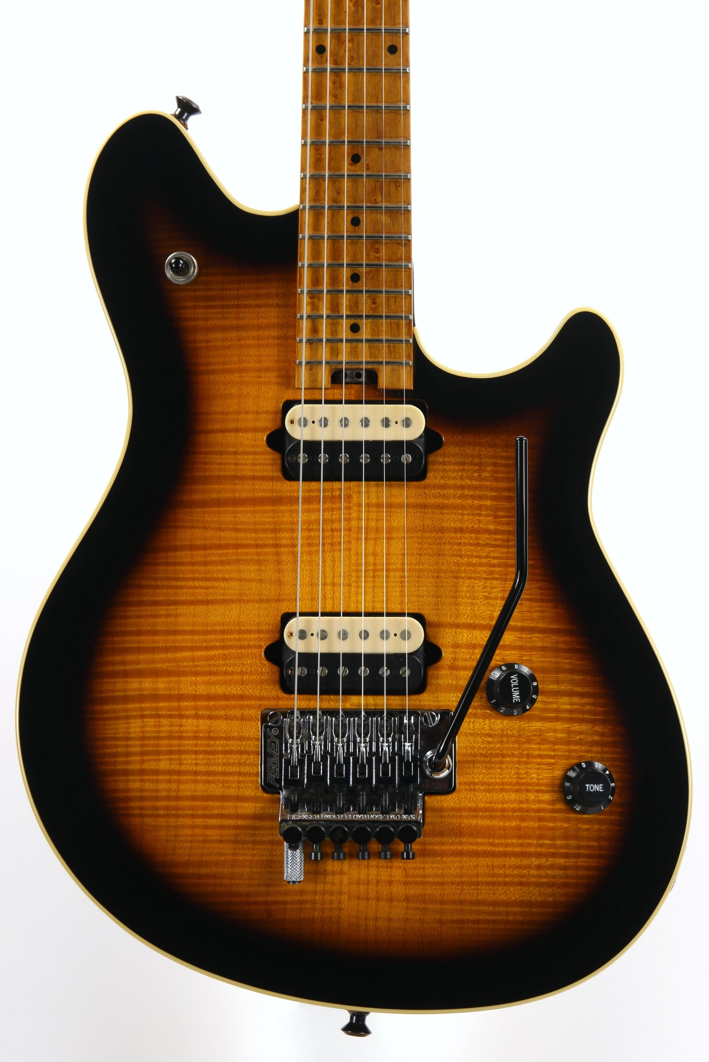 1997 Peavey EVH Wolfgang Standard PATENT PENDING Archtop --Early Model, Sunburst, Flametop