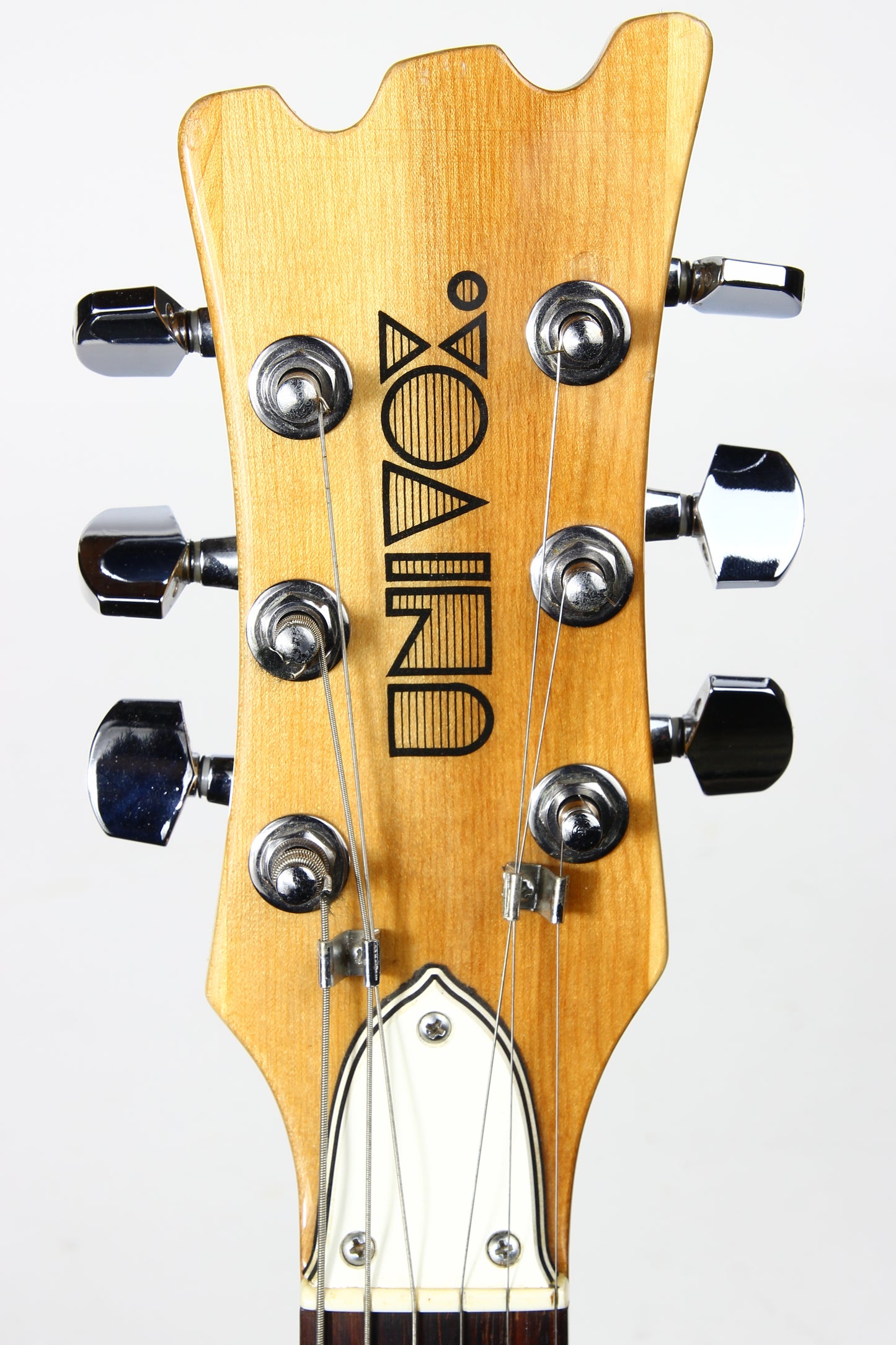 c. 1974 Univox Hi-Flier Phase III -- Kurt Cobain Nirvana, Sunburst, Humbuckers, w/ Hard Case! 1970's High Flyer Mosrite Copy