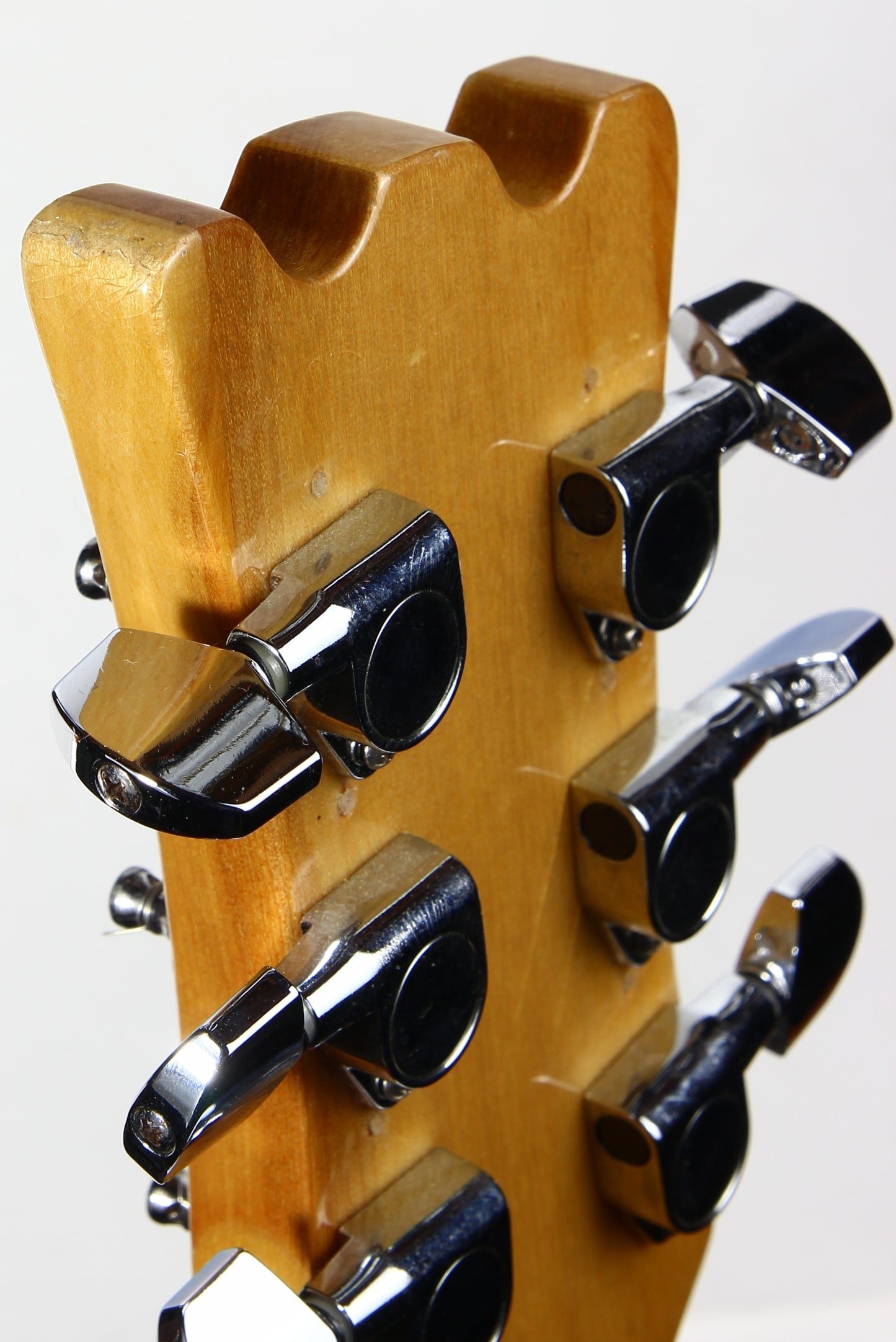 c. 1974 Univox Hi-Flier Phase III -- Kurt Cobain Nirvana, Sunburst, Humbuckers, w/ Hard Case! 1970's High Flyer Mosrite Copy