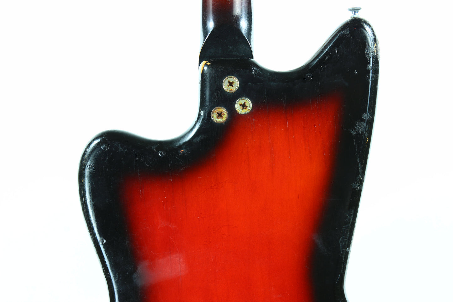 1960’s Harmony Silhouette Project Guitar - 2 Gold Foil Pickups, Sunburst, Original Case
