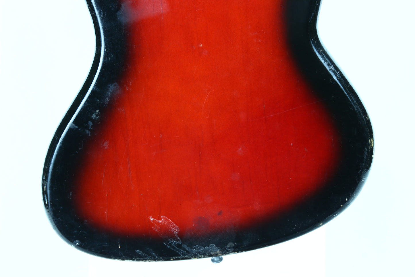 1960’s Harmony Silhouette Project Guitar - 2 Gold Foil Pickups, Sunburst, Original Case