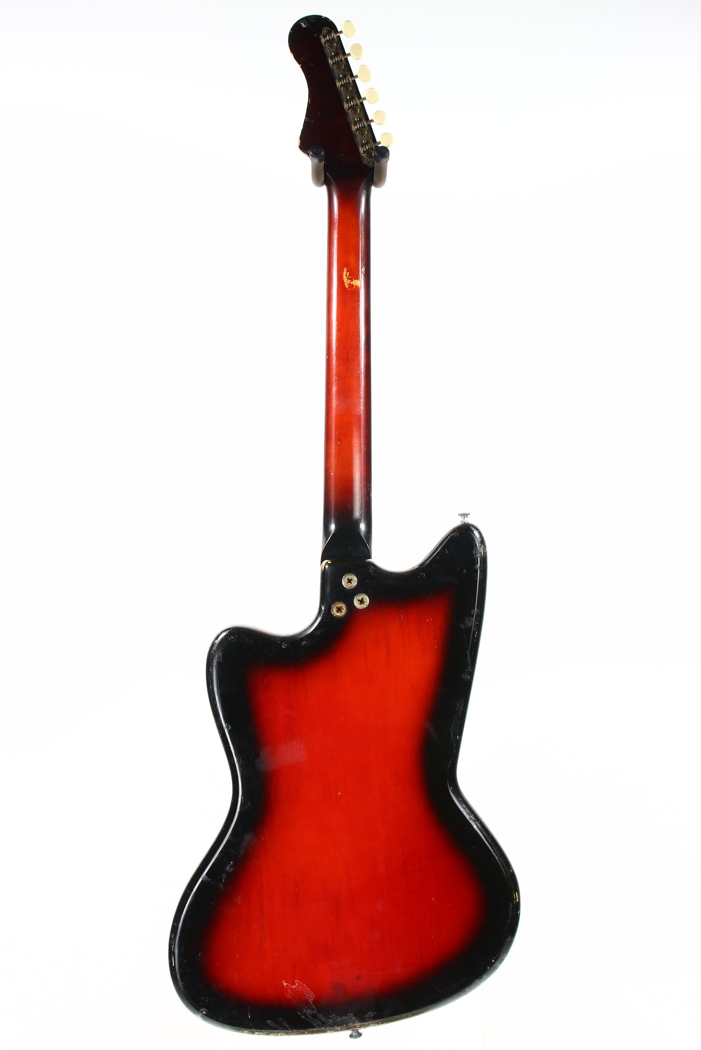 1960’s Harmony Silhouette Project Guitar - 2 Gold Foil Pickups, Sunburst, Original Case