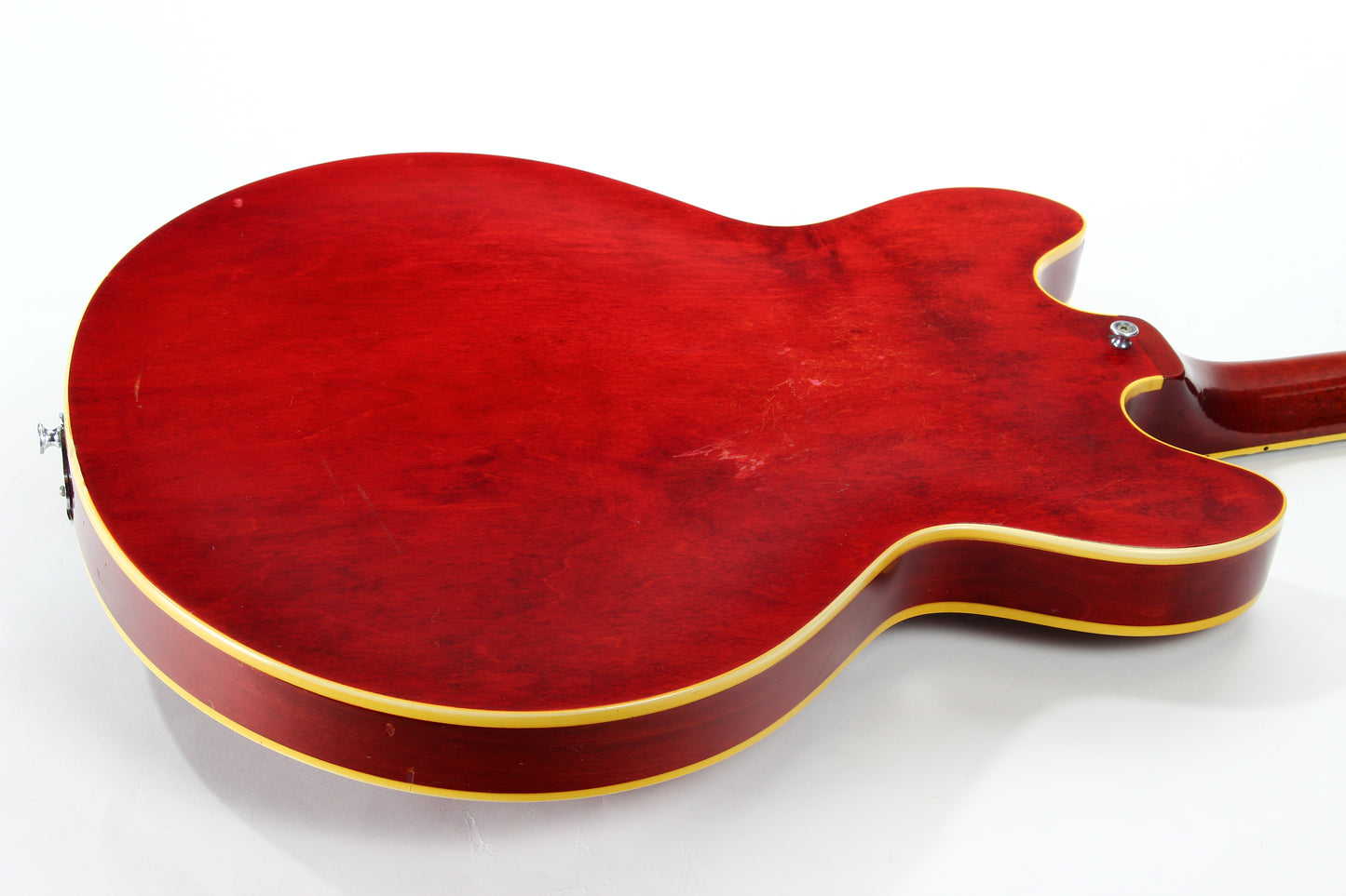 1967 Gibson ES-335 TDC Cherry Red | Dual Patent Number Sticker Humbuckers, Vintage Semi-Hollow Body ES335
