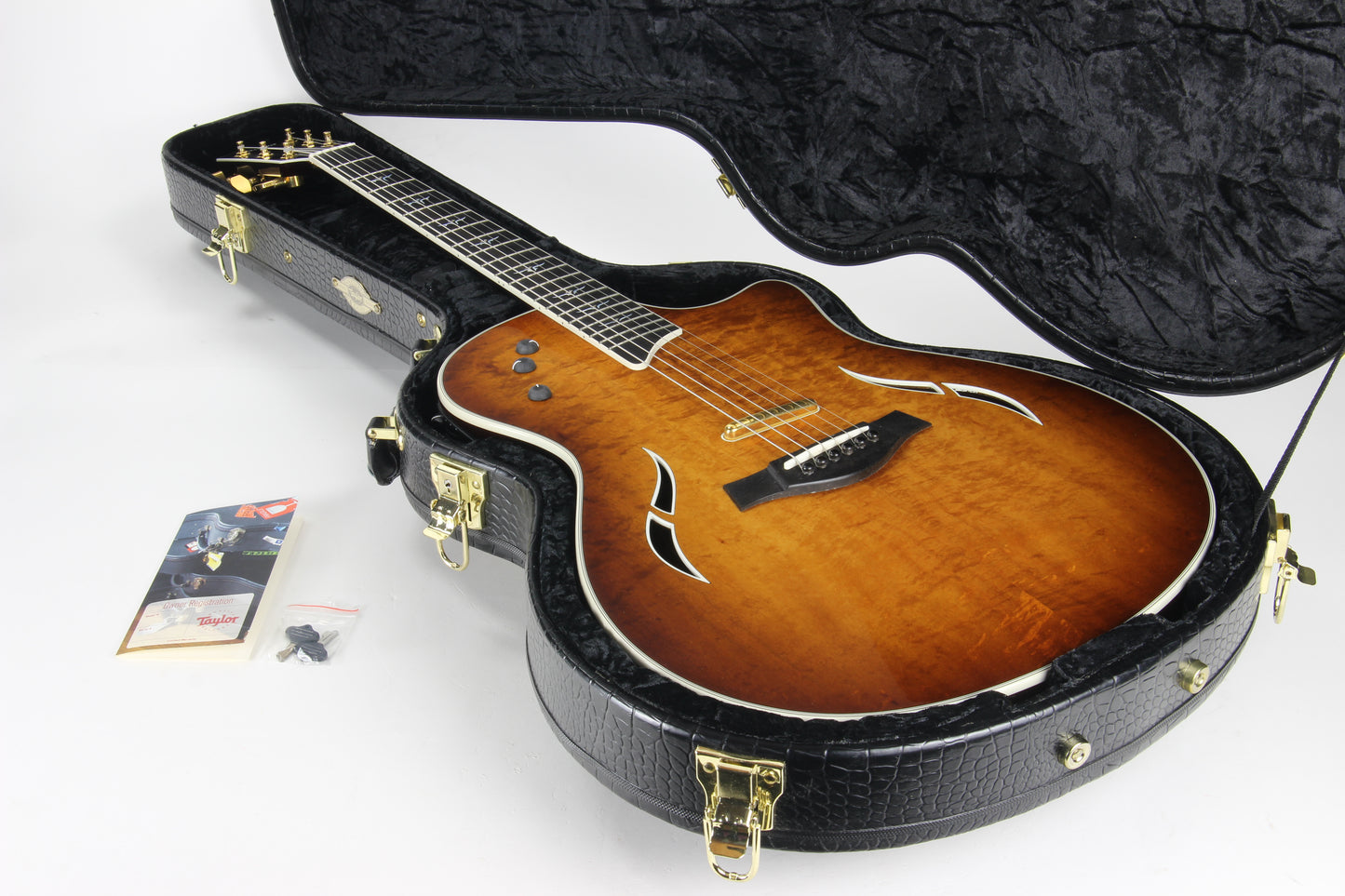 2007 Taylor T5-C2 Custom Hawaiian KOA Acoustic Electric Thinline Guitar w/ Original Case--Figured Top!