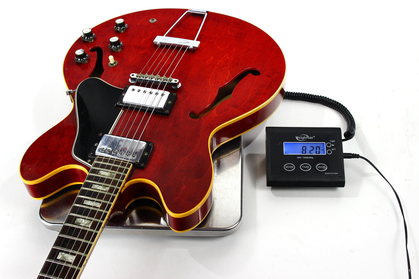 1967 Gibson ES-335 TDC Cherry Red | Dual Patent Number Sticker Humbuckers, Vintage Semi-Hollow Body ES335