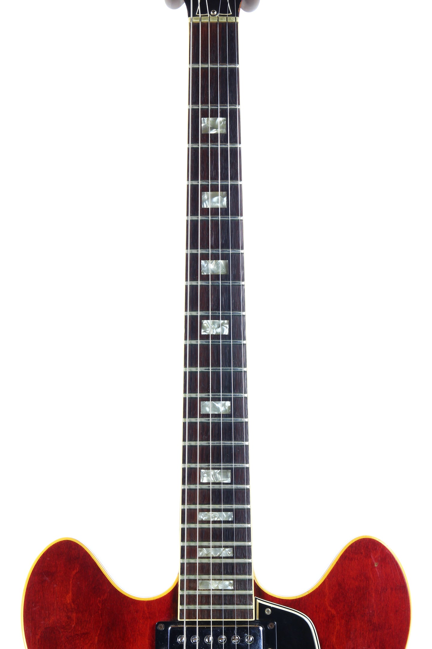 1967 Gibson ES-335 TDC Cherry Red | Dual Patent Number Sticker Humbuckers, Vintage Semi-Hollow Body ES335