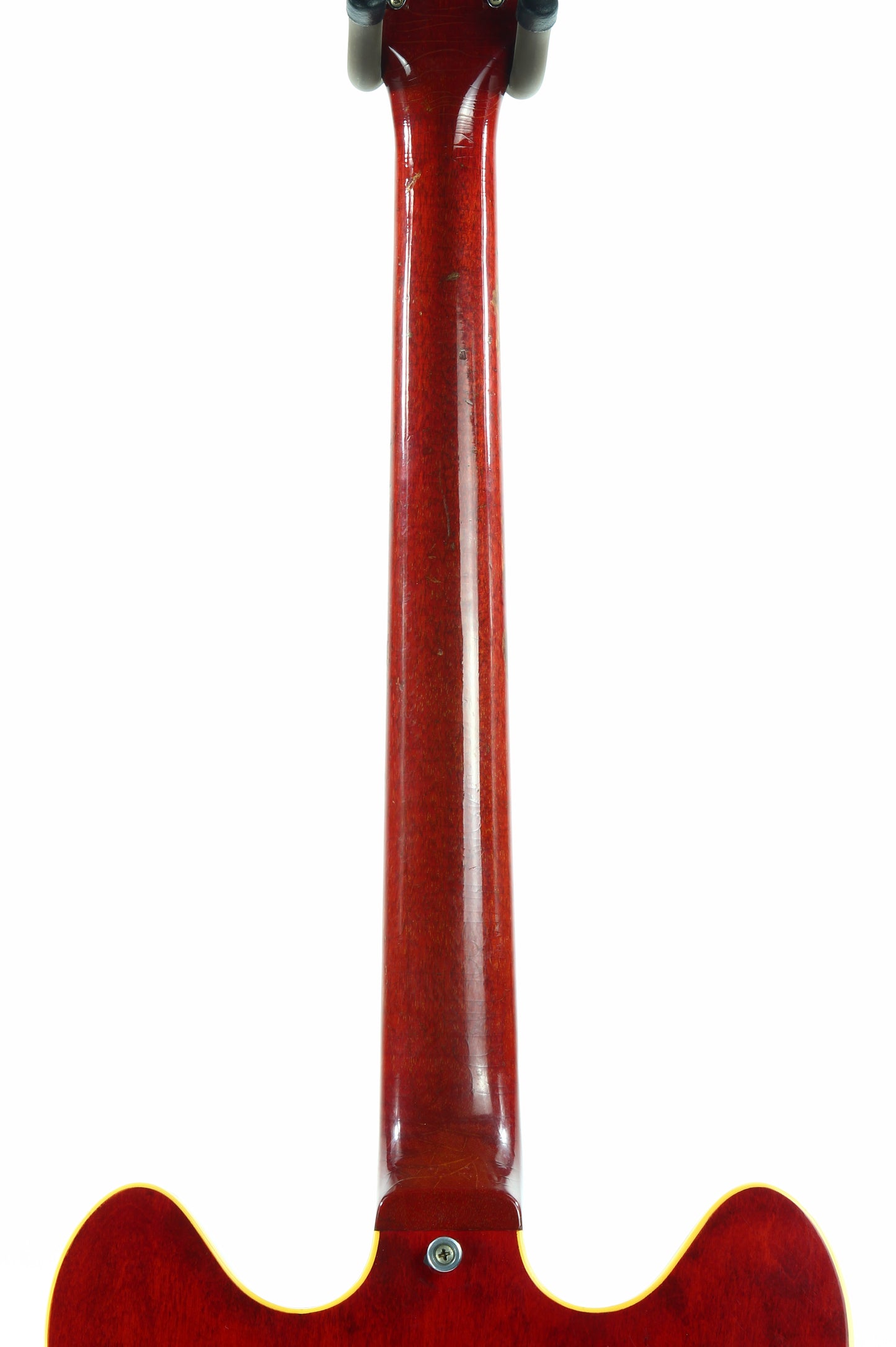 1967 Gibson ES-335 TDC Cherry Red | Dual Patent Number Sticker Humbuckers, Vintage Semi-Hollow Body ES335