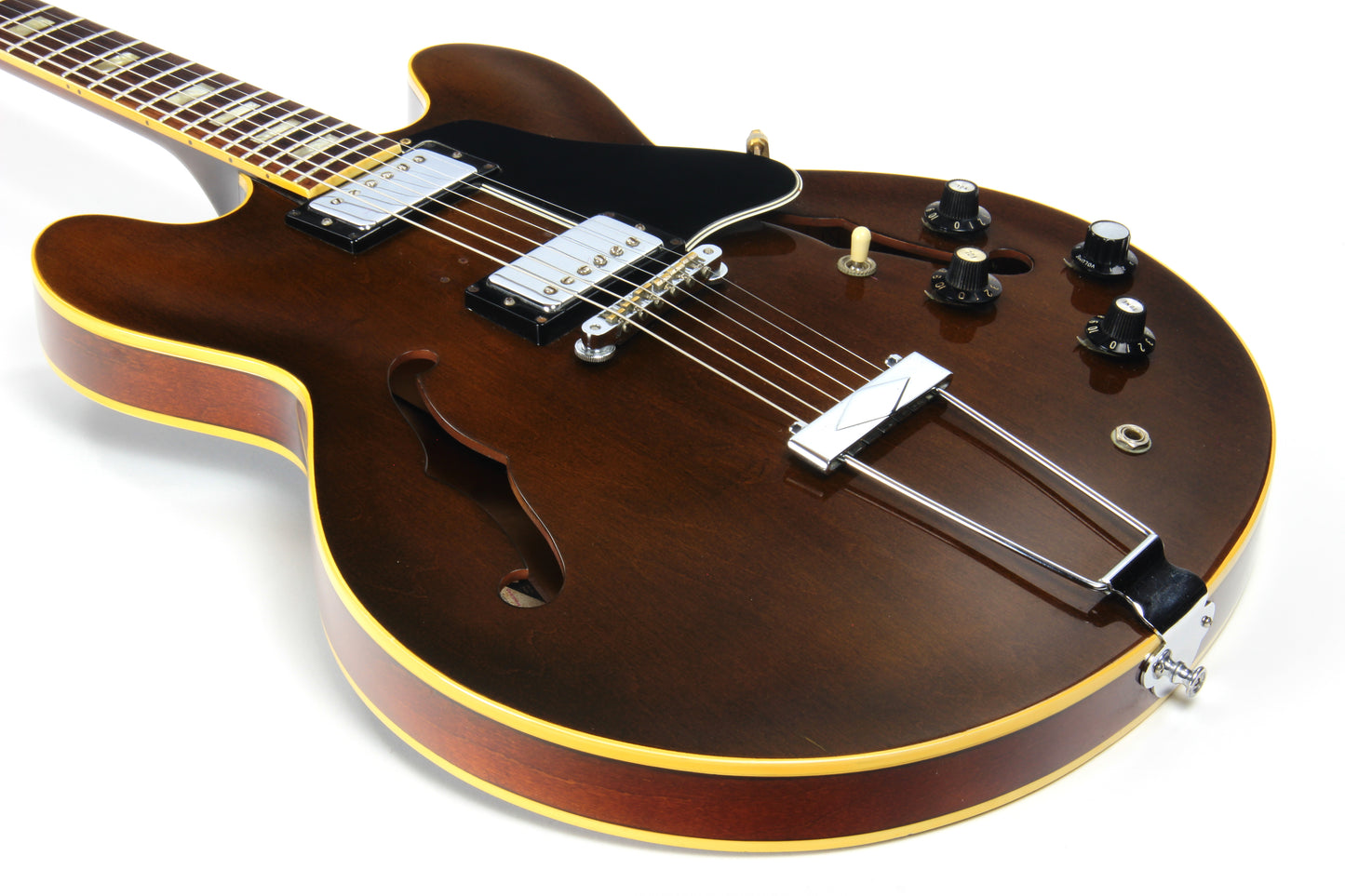 1970 Gibson ES-335 TDW Walnut Brown w/ Original Case - Player Grade Vintage Semi Hollow