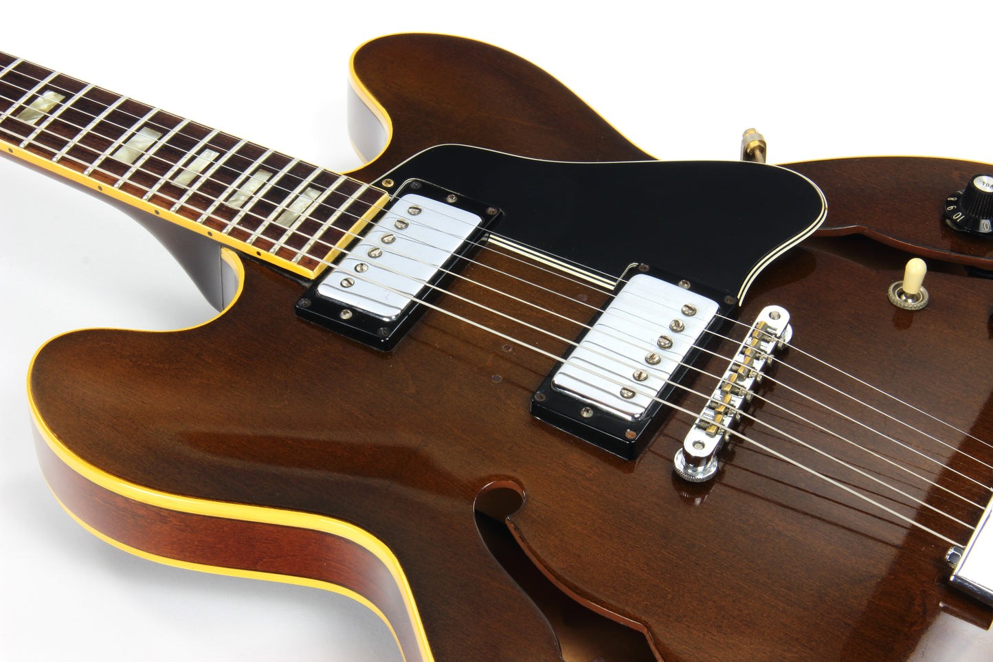 1970 Gibson ES-335 TDW Walnut Brown w/ Original Case - Player Grade Vintage Semi Hollow