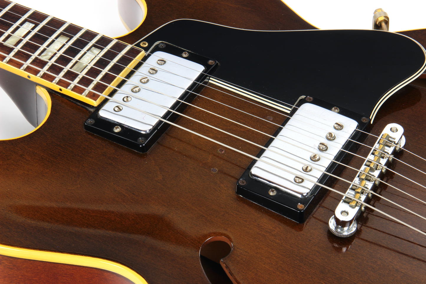 1970 Gibson ES-335 TDW Walnut Brown w/ Original Case - Player Grade Vintage Semi Hollow