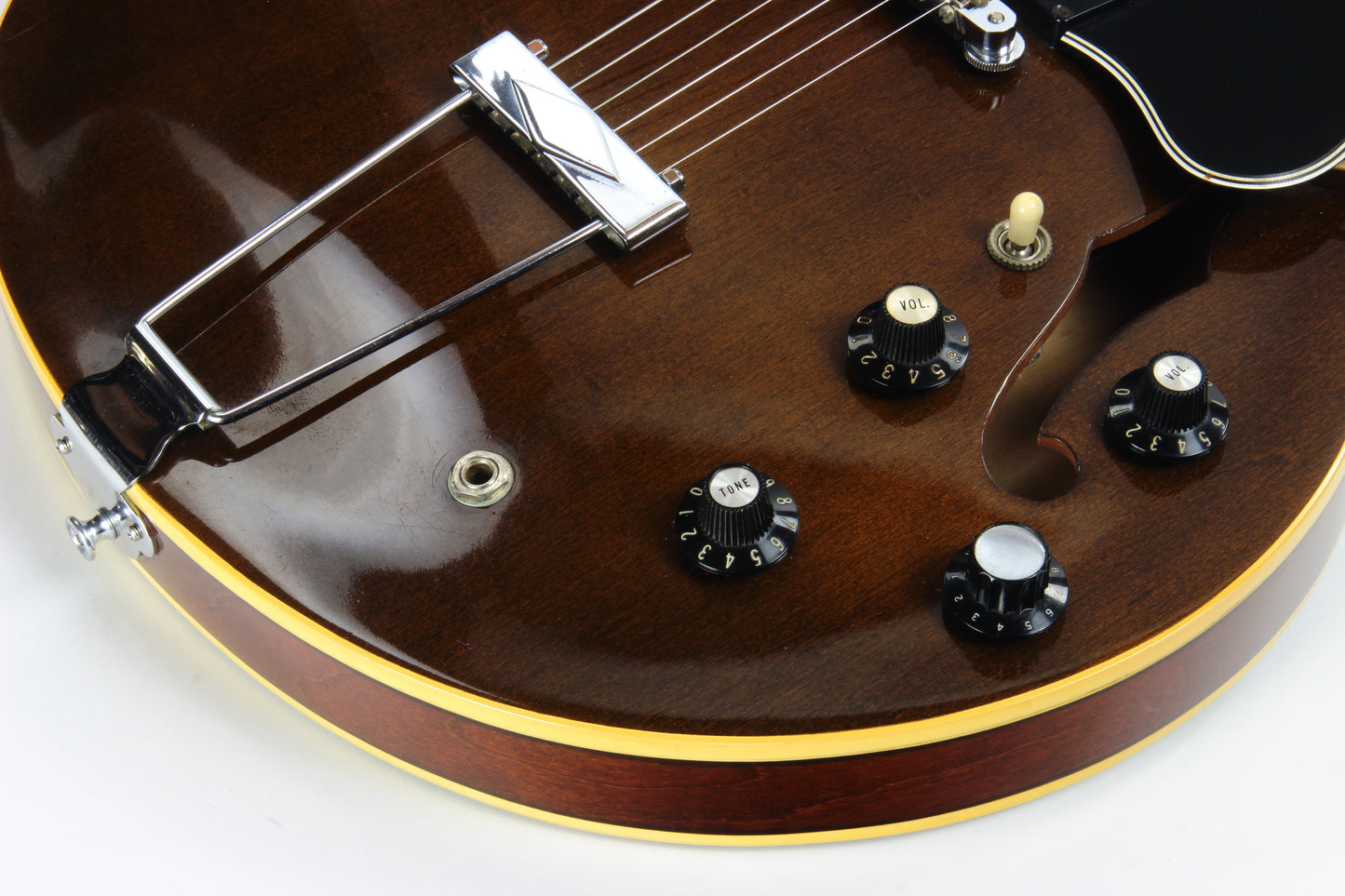 1970 Gibson ES-335 TDW Walnut Brown w/ Original Case - Player Grade Vintage Semi Hollow