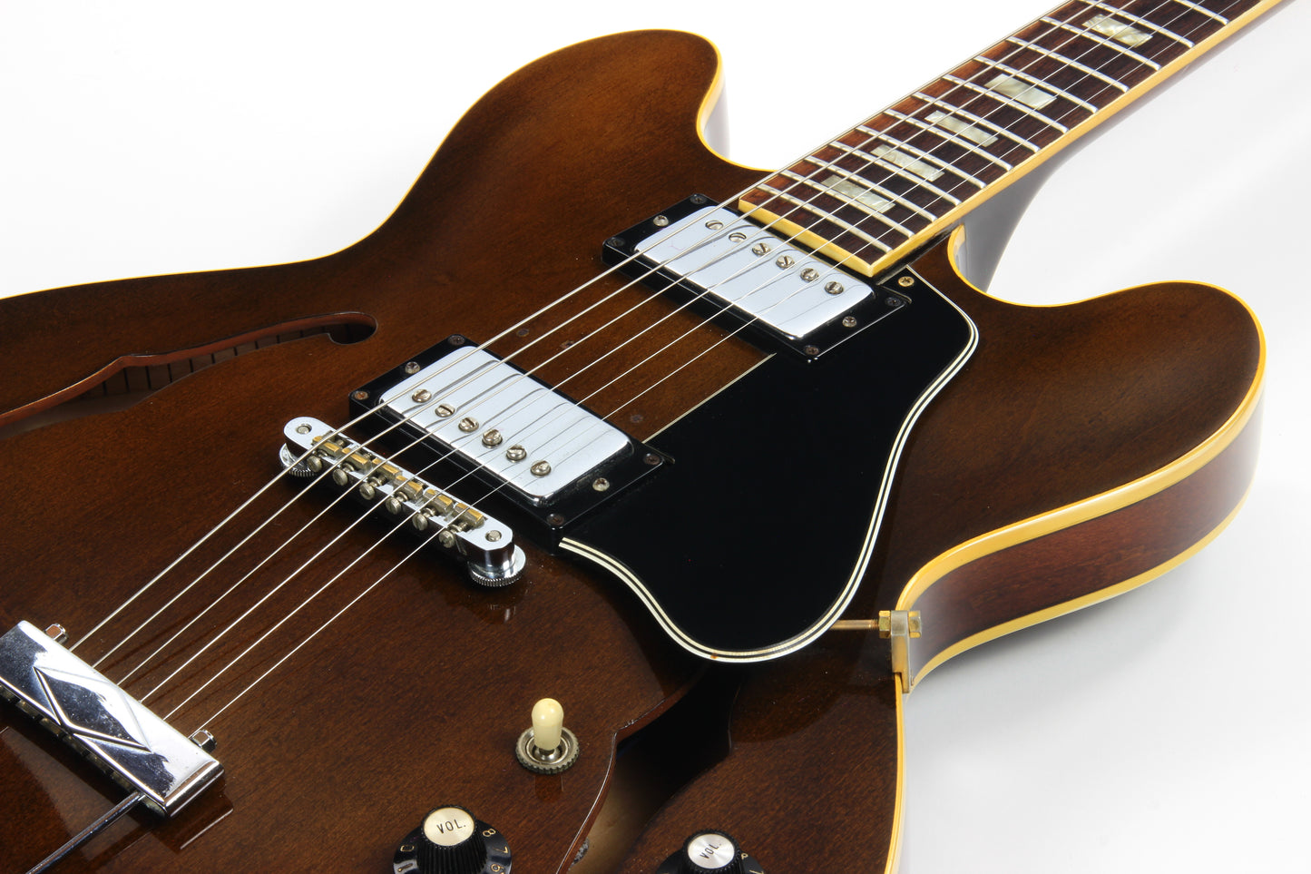 1970 Gibson ES-335 TDW Walnut Brown w/ Original Case - Player Grade Vintage Semi Hollow