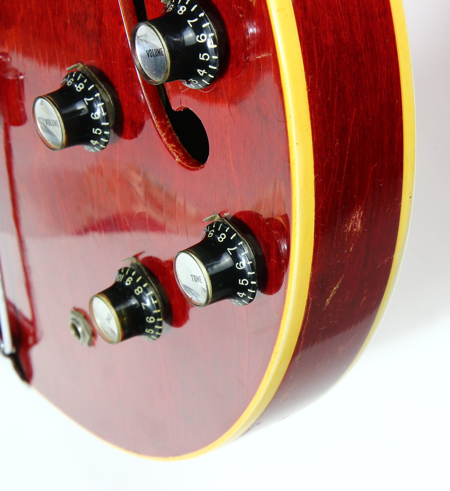 1967 Gibson ES-335 TDC Cherry Red | Dual Patent Number Sticker Humbuckers, Vintage Semi-Hollow Body ES335