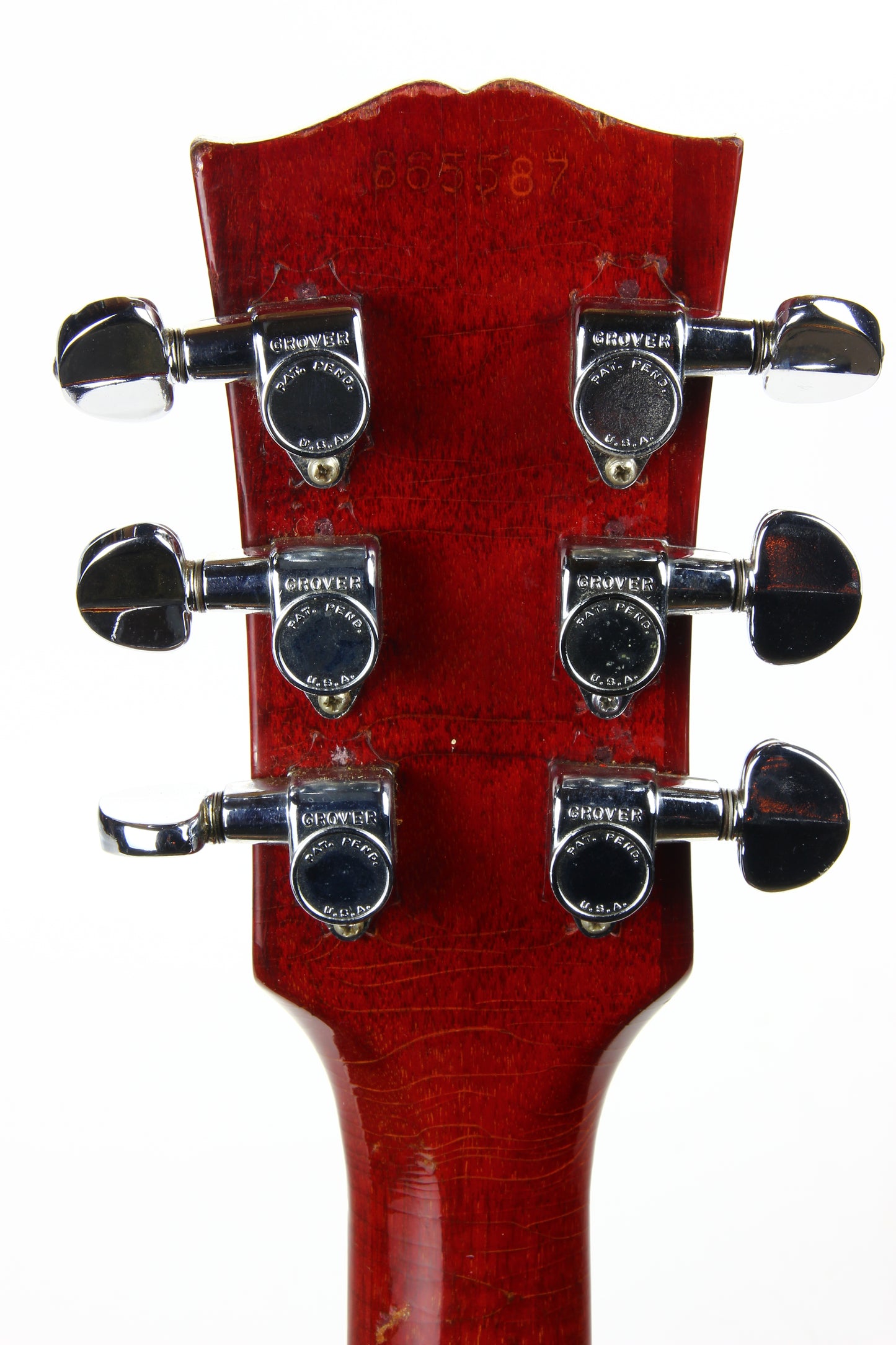 1967 Gibson ES-335 TDC Cherry Red | Dual Patent Number Sticker Humbuckers, Vintage Semi-Hollow Body ES335