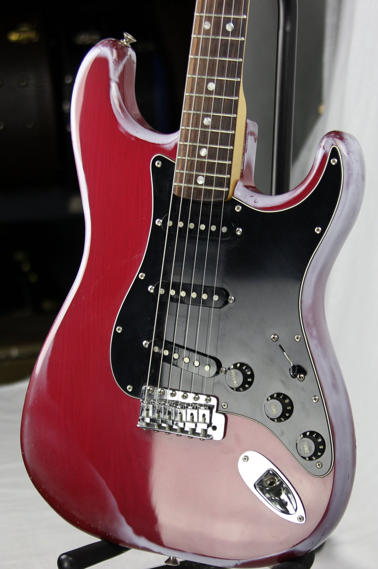 1979-1980 Fender Stratocaster Trans Wine Red w/ Original Case! Rosewood neck Strat