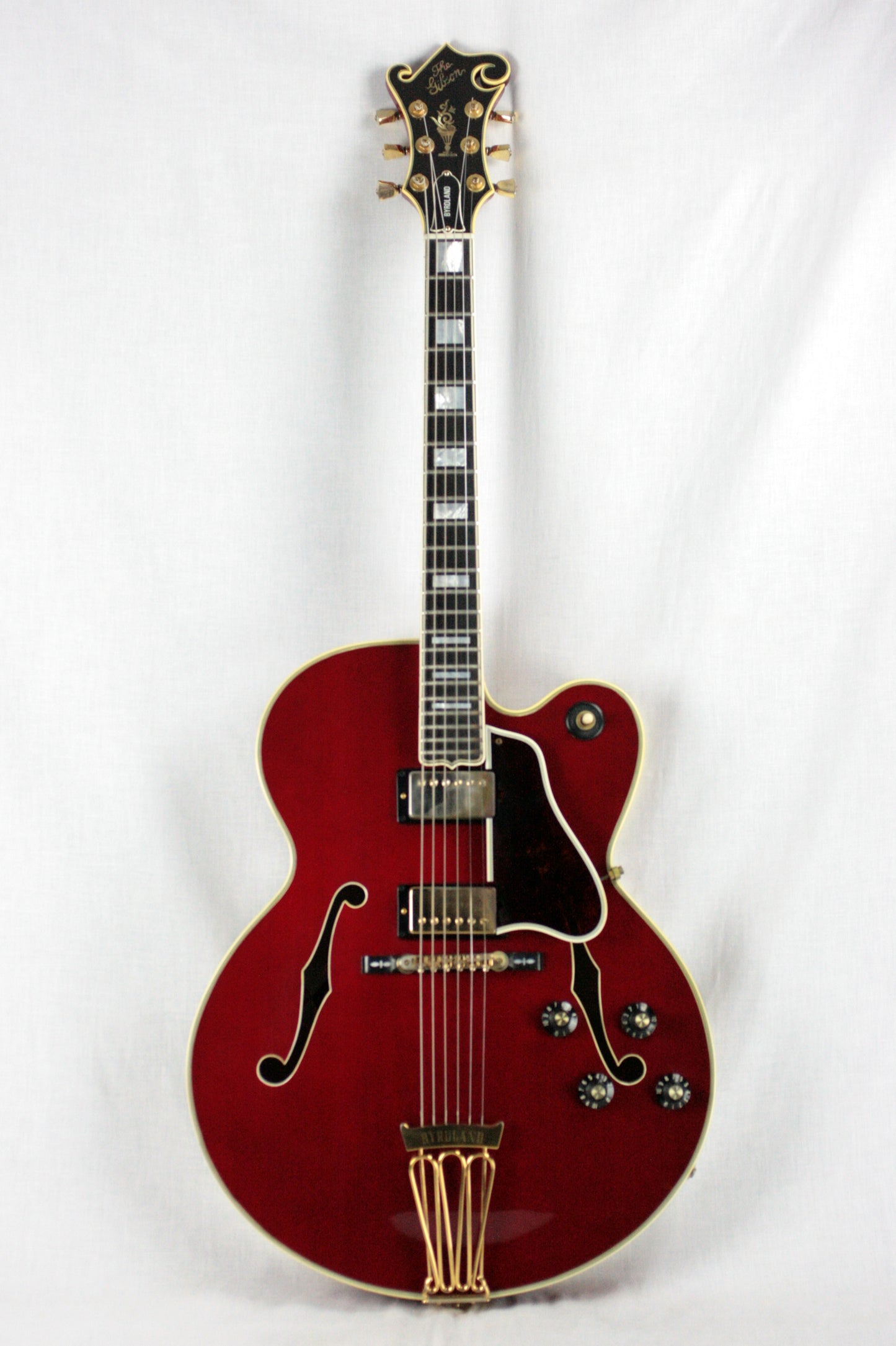 INCREDIBLY RARE 1980 Gibson Byrdland w/ F5 Mandolin Headstock! CHERRY RED! es335 one off