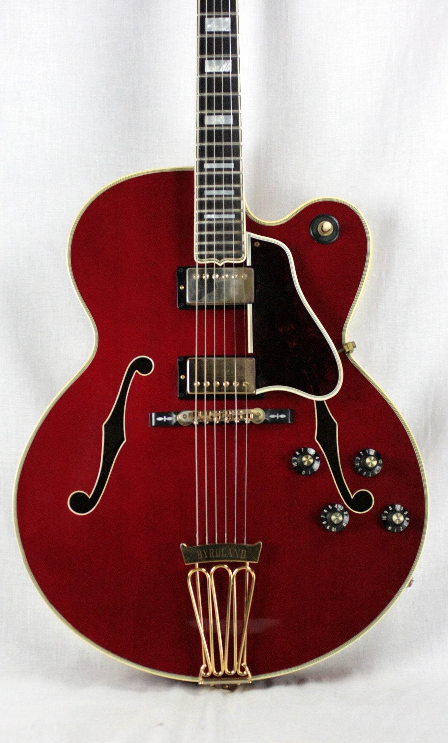 INCREDIBLY RARE 1980 Gibson Byrdland w/ F5 Mandolin Headstock! CHERRY RED! es335 one off