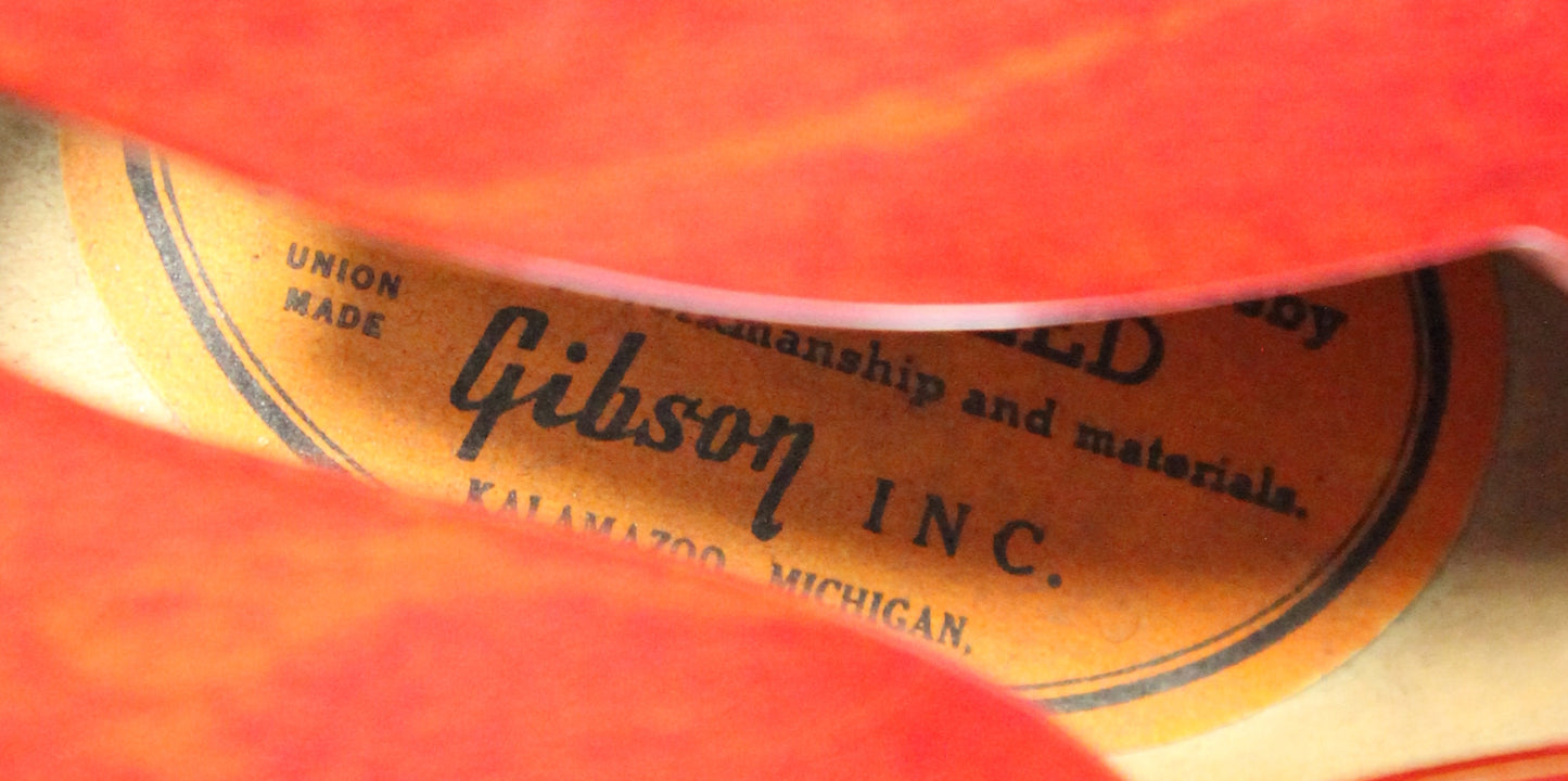 1967 Gibson ES-335 TDC Cherry Red | Dual Patent Number Sticker Humbuckers, Vintage Semi-Hollow Body ES335