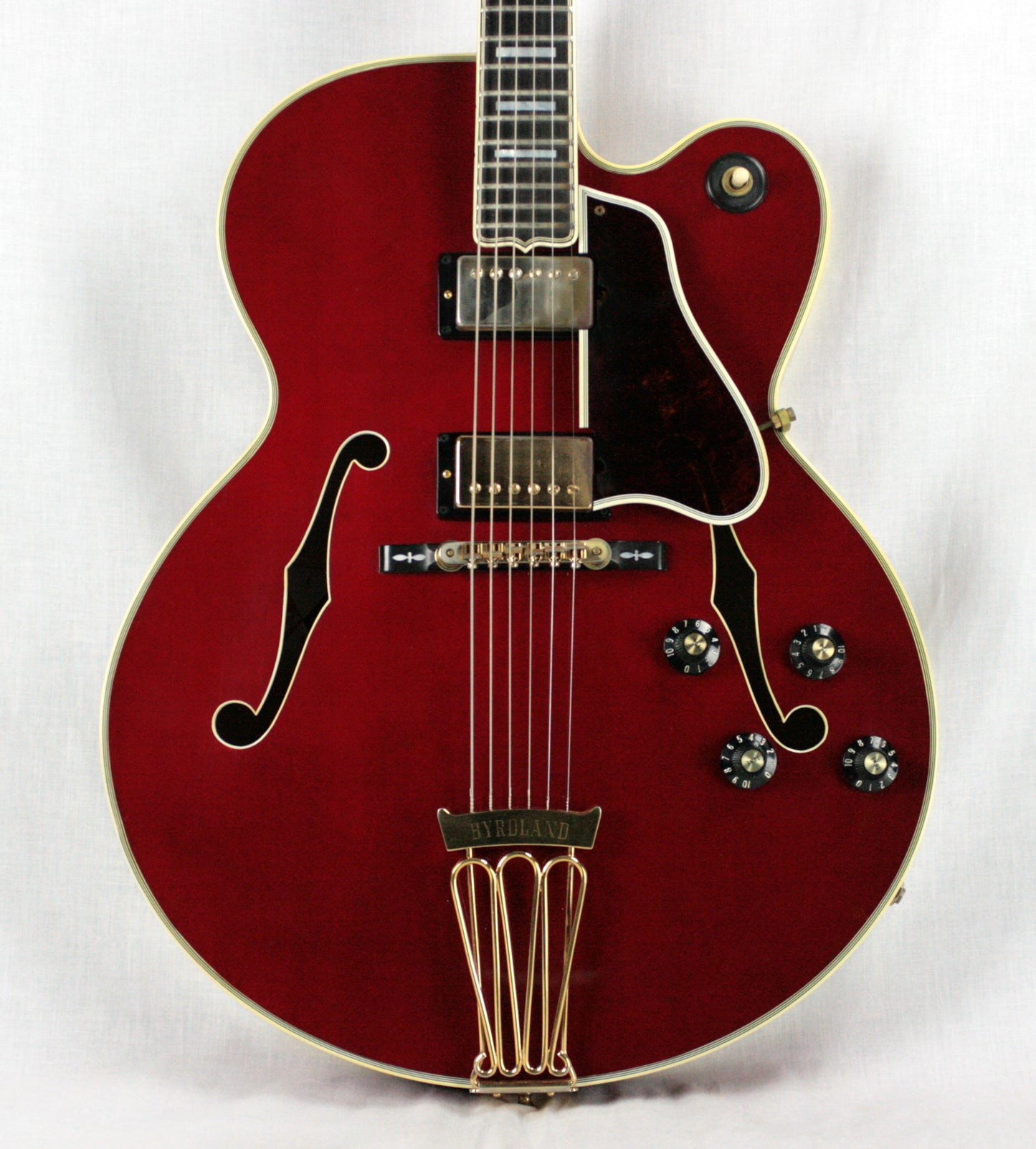 INCREDIBLY RARE 1980 Gibson Byrdland w/ F5 Mandolin Headstock! CHERRY RED! es335 one off